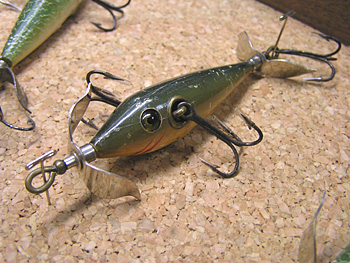 Heddon Dowagiac Minnow No.100 High Forehead3@wh
