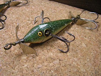 Heddon Dowagiac Minnow No.100 High Forehead1@wh