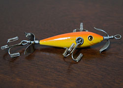 Heddon Dowagiac Minnow No.100 High Forehead Rare1@wh