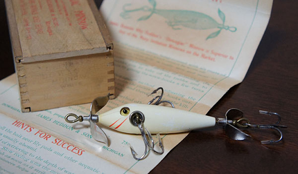 Heddon Dowagiac Minnow No.100 High Forehead rare@wh