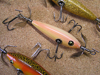 Heddon Dowagiac Minnow No.100 b wh hWbN~m[No.100-4