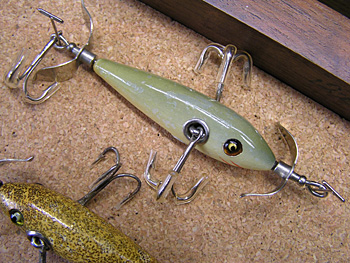 Heddon Dowagiac Minnow No.100Heddon Dowagiac Minnow No.100 b wh hWbN~m[No.100-2
